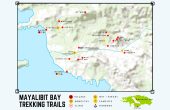 Raja Ampat trekking map